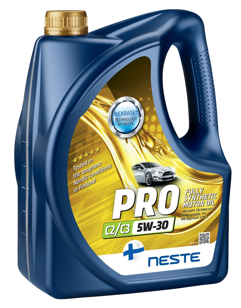Моторное масло NESTE PRO C2/С3 5W-30, 4л